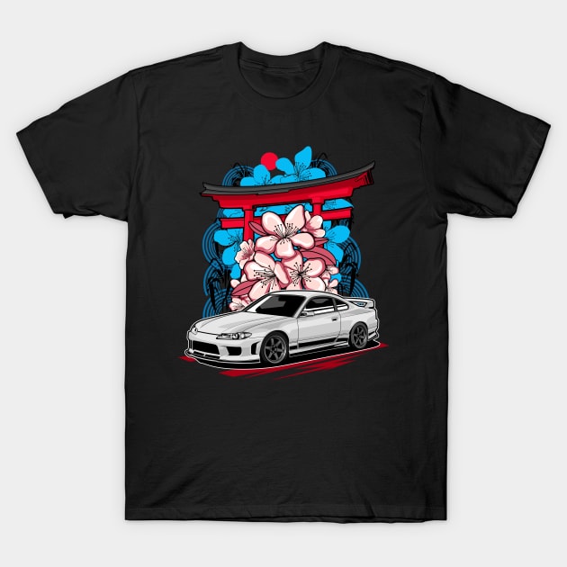 Nissan Silvia s15 T-Shirt by JDMAPEX